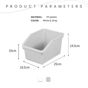 Locaupin Household Sorting Bin Organizer Home Various Tool Shelf Storage Basket Container For Bathroom Office Bedroom Toys
