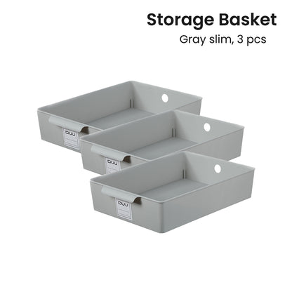 Locaupin Large Multifunctional Sorting Storage Basket Organizer Box Space Saver Wardrobe Cabinet Drawer Type Shelf Set