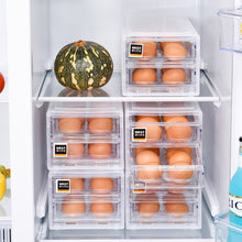 Load image into Gallery viewer, Egg Storage Container Box Drawer Design with Cover
