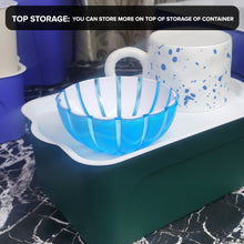 Load image into Gallery viewer, Locaupin 3pcs Small Multipurpose Storage Box Wardrobe Organizer Closet Underwear Socks Ties Cosmetic Box with White Lid

