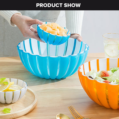 Locaupin Food Serving Snack Dessert Multipurpose Dinnerware Mixing Prepping Baking Pasta Soup Salad Bowl Fruit Storage