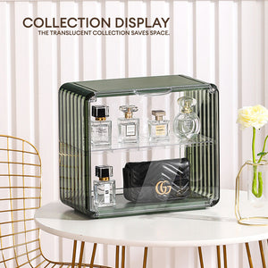 Locaupin Dust Proof Clear Display Collection Case Stand Figurine Organizer Stackable Box Showcase Toy Souvenirs Storage Holder