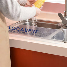Load image into Gallery viewer, Locaupin Home Splash Guard Transparent Pad Sink Flap Kitchen Accessories Countertop Water Barrier Oil Proof Baffle Dry and Wet Separation
