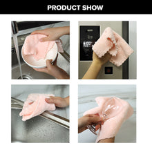 Load image into Gallery viewer, Locaupin 5pcs Assorted Color Household Towel Multipurpose Kitchen Cleaning Cloth Washing Dishes Quick Drying Rag
