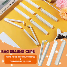 Load image into Gallery viewer, Locaupin 10pcs Set Sealing Clip For Food Snack Storage Chip Bag Strong Grip Fresh Keeping Clamp Sealer
