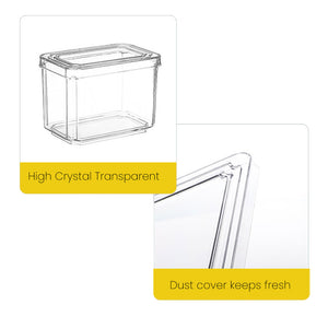 Locaupin High-grade Transparent Food Storage Fruit and Vegetable Kitchen Preservation Fridge Food Container