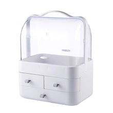 Load image into Gallery viewer, Make-Up Travel Cosmetic/Jewelry Storage Box Transparent Dust Proof Cover (3 Layer)
