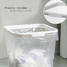 Load image into Gallery viewer, Locaupin Clear Plastic Recycling Waste Basket Trash Bin Square-Shaped Office Garbage Container For Kitchen Bathroom
