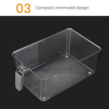Load image into Gallery viewer, Locaupin Transparent Refrigerated kitchen PET vegetables and fruits storage With rubber cover handle
