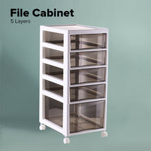 Load image into Gallery viewer, Locaupin Rolling Utility Storage Drawer Cart on Wheels Home Office File Cabinet Dresser Wardrobe Organizer Bin Multifunctional Trolley
