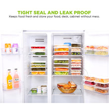 Load image into Gallery viewer, 4 Pieces Set Transparent Food Storage Meal Box
