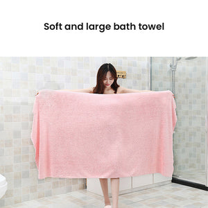 Locaupin Soft Drying Bath Towel Lightweight Bathroom Shower Body Wash Cloth Multipurpose Use for Travel Fitness Spa