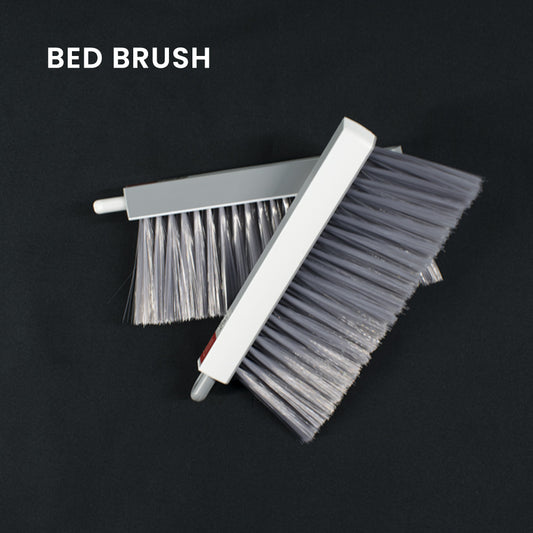 Locaupin Soft Bristles Bed Brush Sofa Hair Dust Remover Portable Household Cleaning Hand Broom Sweeper Furniture Car Couch