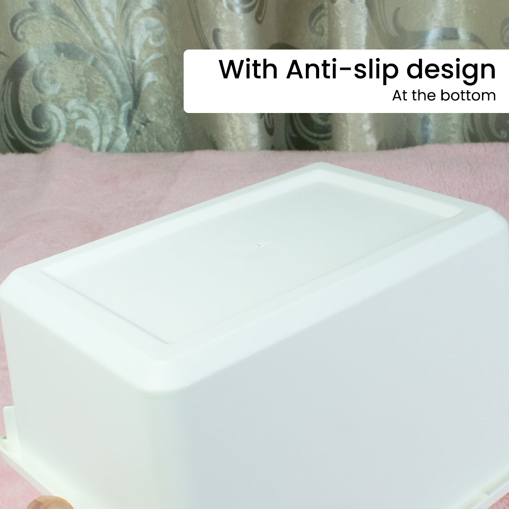 Locaupin Household Sorting Bin Organizer Home Various Tool Shelf Storage Basket Container For Bathroom Office Bedroom Toys