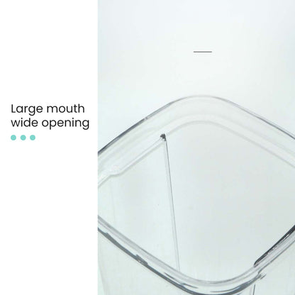 Locaupin Cereal and Dry Food Storage Canister Container Jar Kitchen Pantry Organizer Simple Press Lock Lid
