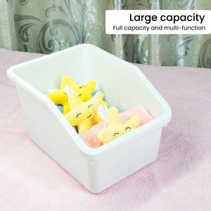 Locaupin Household Sorting Bin Organizer Home Various Tool Shelf Storage Basket Container For Bathroom Office Bedroom Toys