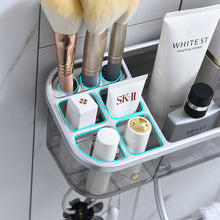 Load image into Gallery viewer, Locaupin Wall Mounted Multi-functional Bathroom Shelf Organizer Rack with Drainer and Small Compartment Storage For Kitchen Bathroom
