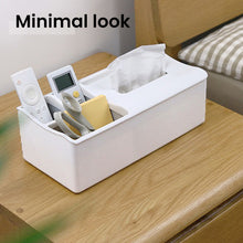 Load image into Gallery viewer, Locaupin All in One Home Office Stationery Storage Box Desk Organizer with Compartments For Pen Holder Tissue Box Phone Stand
