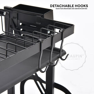 Locaupin Dish Rack with Removable Drying Drainboard