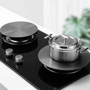 Locaupin Kitchen Round Aluminum Heat Diffuser Plate Heating Tool Gas Stovetop Flame Protection Anti-Slip Energy Saving