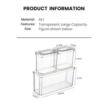 Load image into Gallery viewer, Locaupin High-grade Transparent Food Storage Fruit and Vegetable Kitchen Preservation Fridge Food Container
