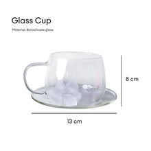 Load image into Gallery viewer, Locaupin Tea Pot Maker with Removable Spout Filter Heat Resistant Borosilicate Glass Bamboo Lid Kettle Hot Cold Beverage
