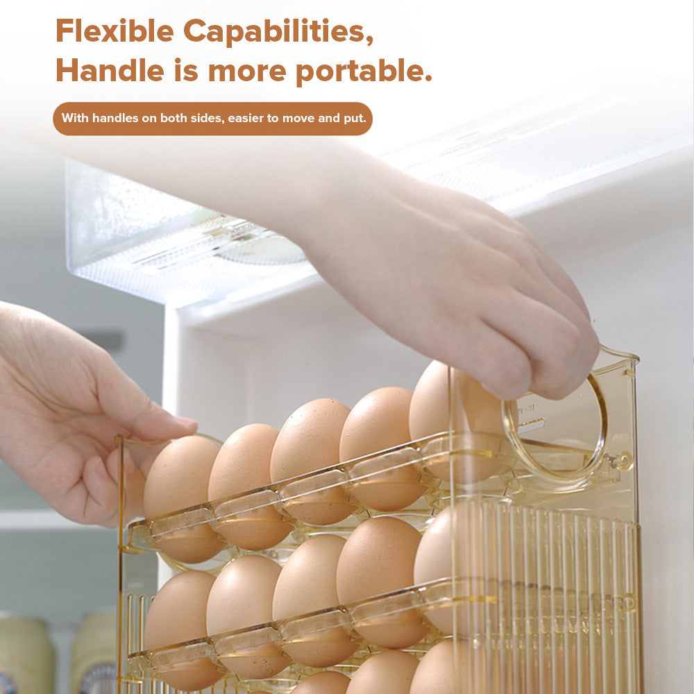 Locaupin Refrigerator Organizer 3 Tier Flip Design 30 Grid Egg Holder –  LocaupinPH