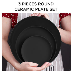 3 in 1 Round Porcelain Plate