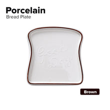 Load image into Gallery viewer, Locaupin NEW ARRIVAL Home Serving Breakfast Toast Bread Plate Saucer Porcelain Dinner Dish Holder Tray For Appetizer Snacks Dessert
