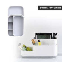Load image into Gallery viewer, Locaupin Office Multifunctional Desk Organizer Stationery Holder Cosmetics Storage Box Shelf Caddy Compartments Table Top Sorter Rack
