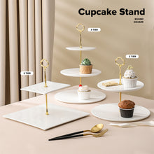 Load image into Gallery viewer, Locaupin NEW ARRIVAL Party Decor Serving Tray Cupcake Stand Tower Catering Display Shelf Multifunctional Dessert Cake Holder Plate
