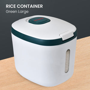Locaupin Kitchen Rice Bucket Container with Lid Moisture-proof Large Capacity Sealed Storage Household Insect-proof Grains Container