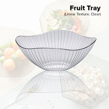 Load image into Gallery viewer, Locaupin Kitchen Plastic Party Dish Food Platter Snack Serving Fruit Tray Catering Salad Appetizers Veggie Dessert Plate
