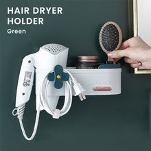 Load image into Gallery viewer, Locaupin Multi-functional Wall Mounted Hair Dryer Holder Styling Tool Organizer For Hair Tools And Beauty Accessories

