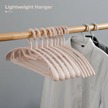 Load image into Gallery viewer, Locaupin 5pcs No Shoulder Bumps T-Shirt Sweater Coat Narrow Hanger Heavy Duty Space Saving Wardrobe Laundry Non Slip Closet Organizer
