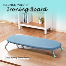 Load image into Gallery viewer, Locaupin Portable Folding Legs Ironing Board Heavy Duty Padded Space Saving Tabletop Home Apartment Dorm Use
