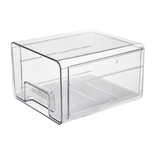 Load image into Gallery viewer, Locaupin Transparent PET Plastic Fruit Vegetable Storage Bin With Drainer Multipurpose Kitchen Fridge Organizer Keep Fresh Food Container

