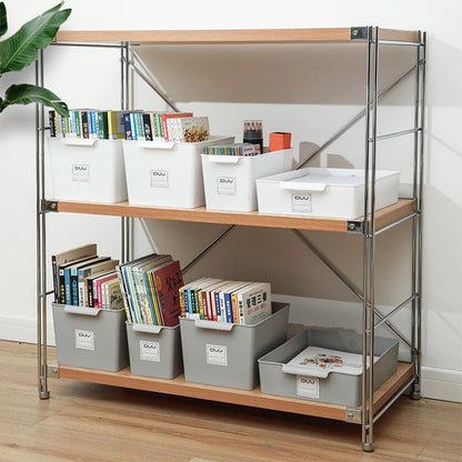 Locaupin Large Multifunctional Sorting Storage Basket Organizer Box Space Saver Wardrobe Cabinet Drawer Type Shelf Set