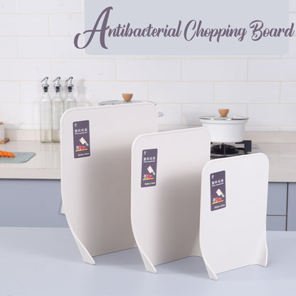 Locaupin Kitchen Free Standing Chopping Board Mat with Non Slip Curve Edge Guide Cutting Food Countertop Protector