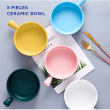 Load image into Gallery viewer, 5 in 1 Round Ceramic Baking Bowl
