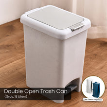 Load image into Gallery viewer, Locaupin Kitchen Pedal Trash Bin with Lid Household Creative Garbage Storage Waste Basket for Livingroom Bedroom Office
