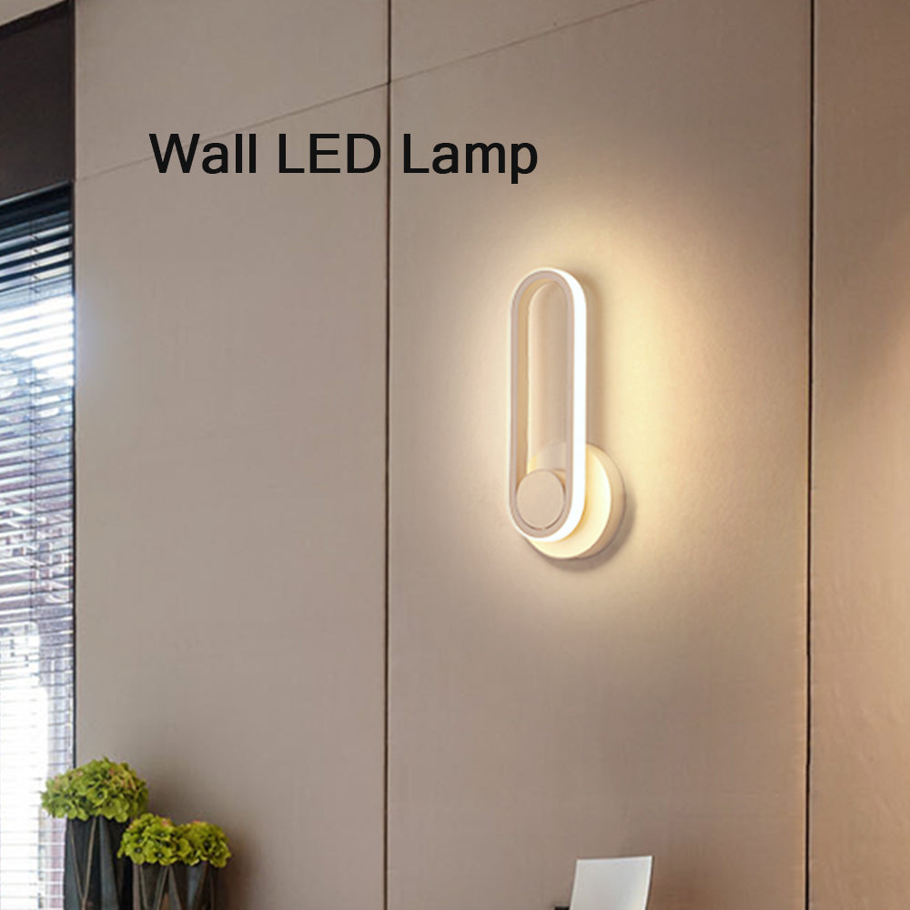 Locaupin Modern Lights Led Wall Lamp For Living Room Bedside Corridor Stair Indoor Home Sconce Decoration