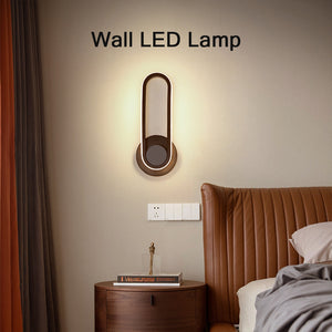 Locaupin Modern Lights Led Wall Lamp For Living Room Bedside Corridor Stair Indoor Home Sconce Decoration