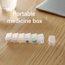 Load image into Gallery viewer, Locaupin Weekly Pill Organizer Portable Medicine Case Box Large Compartments Container Moisture-Proof Travel or Daily Use For Vitamins Supplement

