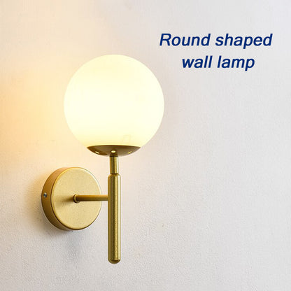 Locaupin Dimmable Round Shaped Wall Lamp Mount Change Ambient Light