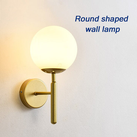 Locaupin Dimmable Round Shaped Wall Lamp Mount Change Ambient Light