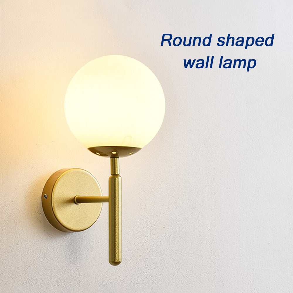 Locaupin Dimmable Round Shaped Wall Lamp Mount Change Ambient Light