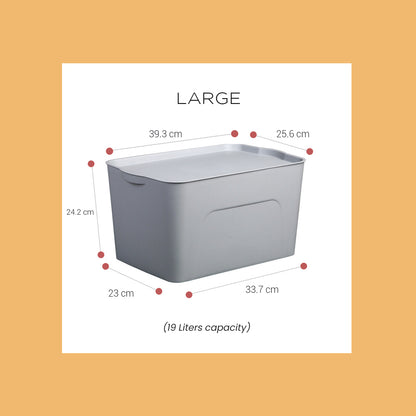 Locaupin 2pc Clothes Underwear Storage Box (LARGE)
