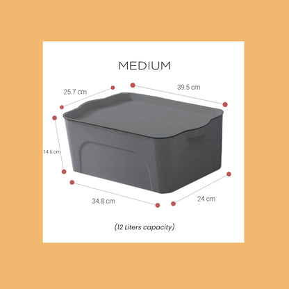 Locaupin 2pc Clothes Underwear Storage Box (Medium)