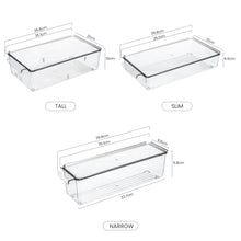 Load image into Gallery viewer, Locaupin Kitchen Fresh Keeper Vegetable Fruit Storage PET Plastic Transparent Stackable Fridge Container Multifunctional Food Organizer Bin
